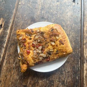 Pizza Bread Chilli & Olives The Idle Bakery